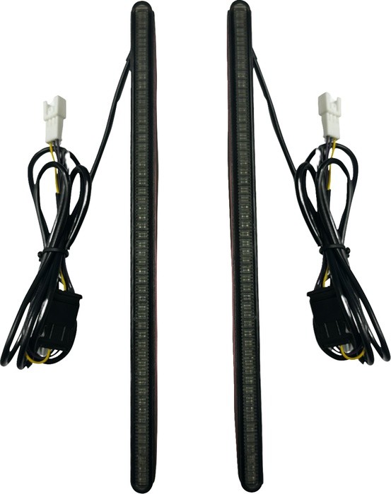 Custom Dynamics Universal Genesis Auxiliary LED Plasma Rods 8.5" Smoke