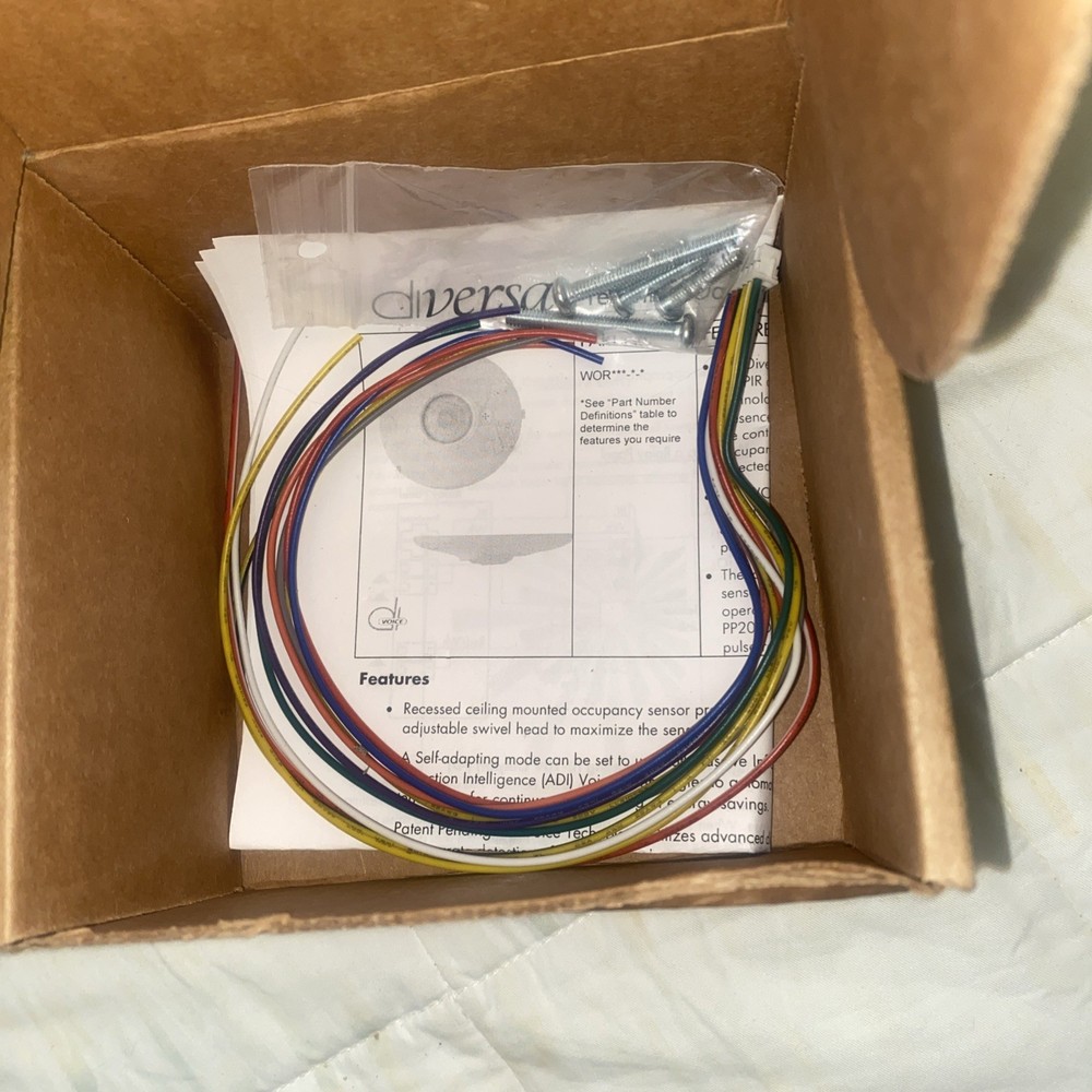 NEW DIVERSA DUAL-TECH CEILING OCCUPANCY SENSOR Model# WORSDD2-DPR-L New In Box