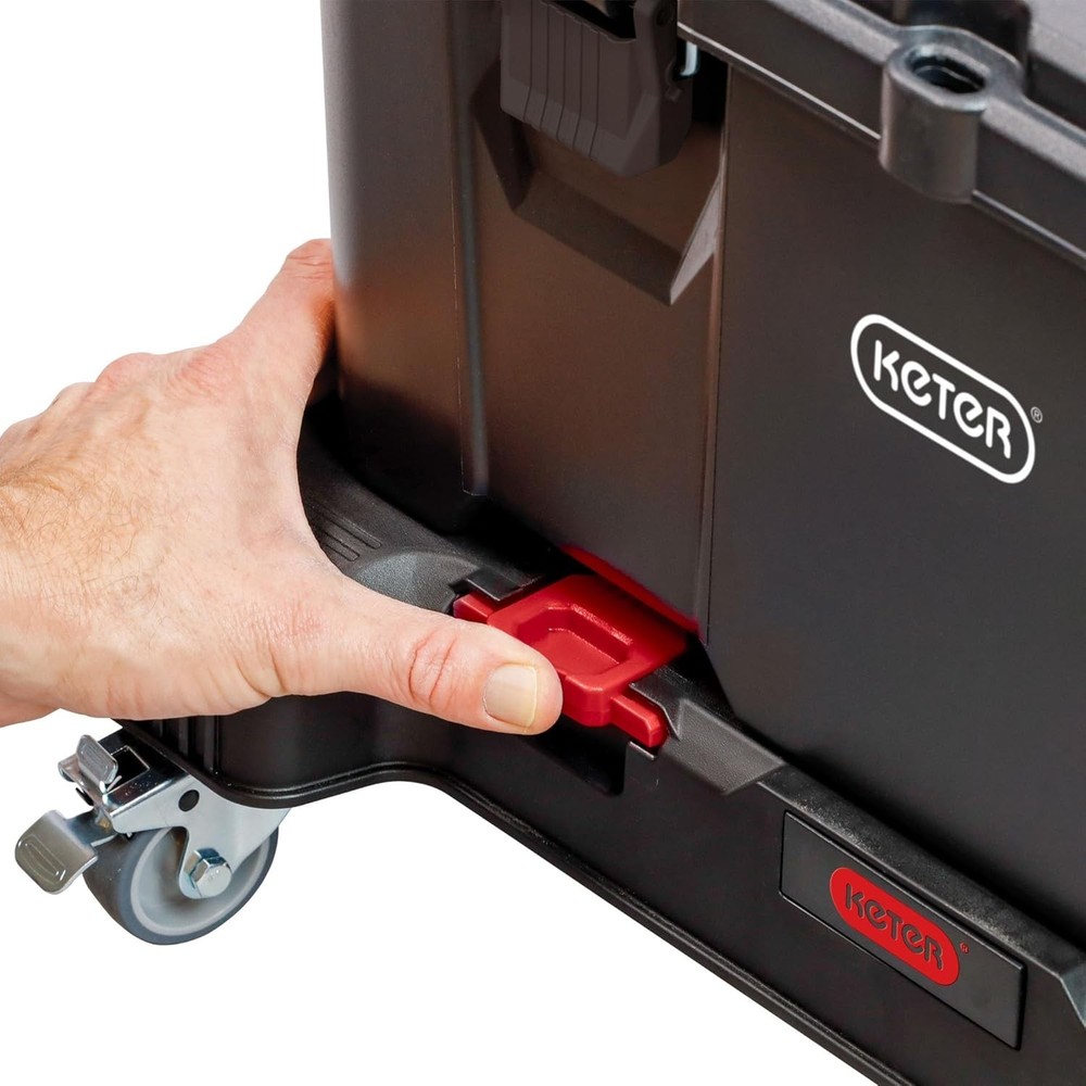 Versatile Rolling Dolly - 220 lbs Capacity with Modular Design & Locking Casters