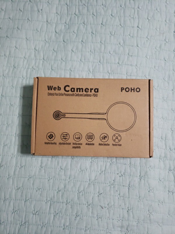 POHO Web Camera 1080p HD USB Mic Video Conferencing