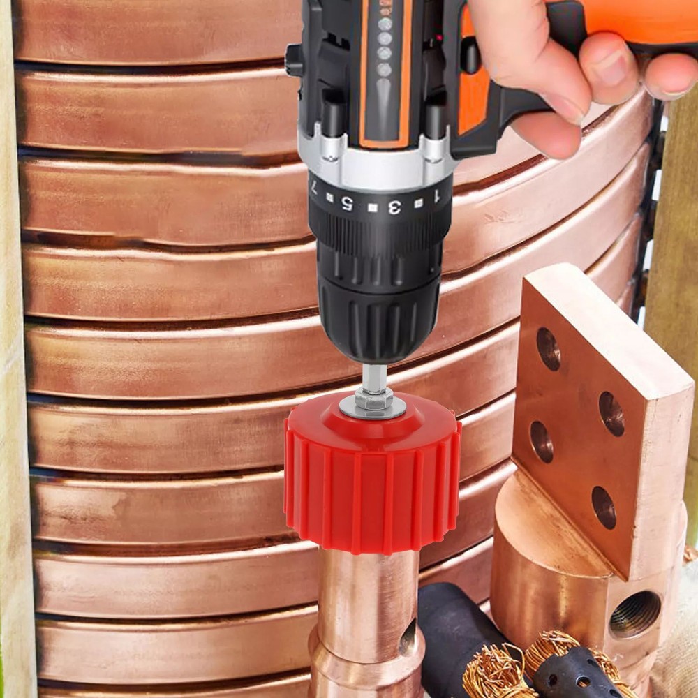 3PCS Pipe Installation Copper Pipe Cleaner Copper Pipe Brush Set Cleaning Tool