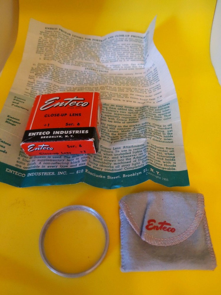 Enteco CLose-up Lens Series 6. C1