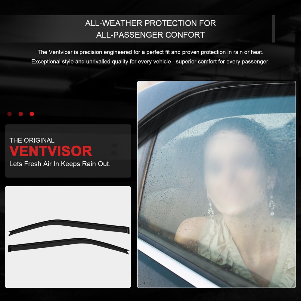 For 2011-2015 Scion tC Coupe Window Visor Rain Vent Shade Guard Deflector