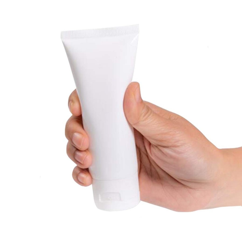 20PCS Plastic Empty Squeeze Cosmetic Soft Tubes Jars Refillable Cosmetic Vial...
