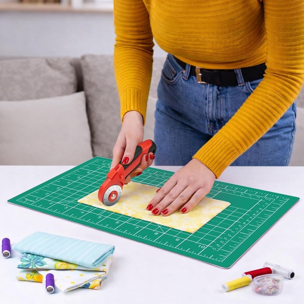 Compact Self-Healing Mat - 8x6 Double-Sided Cutting Solution for All Crafts