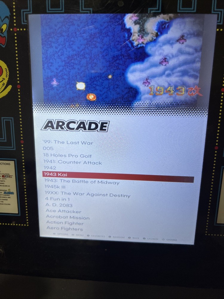 Arcade1up Pac-Man Counter-Cade Arcade w/Raspberry Pi 906 Games *READ*