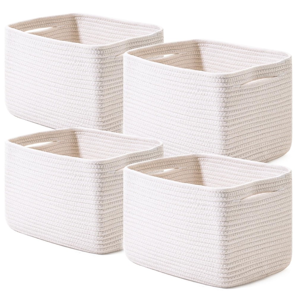 Storage Baskets for Organizing, Woven Basket for Storage, Storage Baskets Bin...
