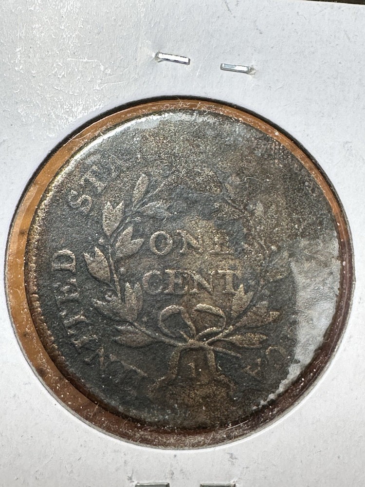(2) 1801 Draped Bust Large Cent- Porous