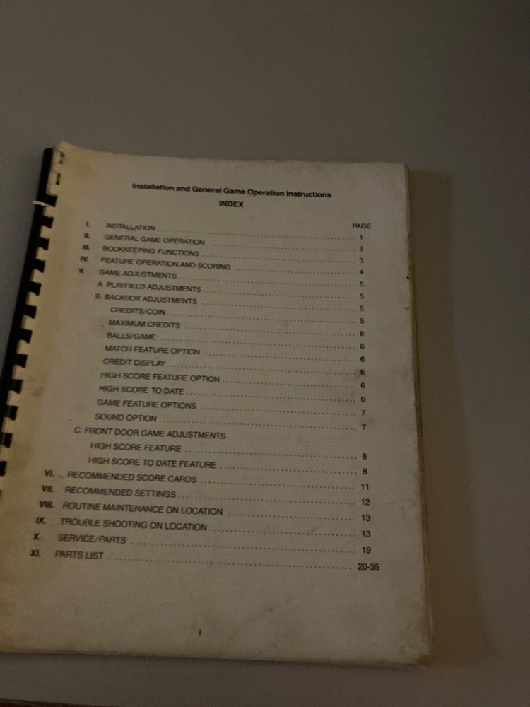 Flash Gordon Pinball Manual