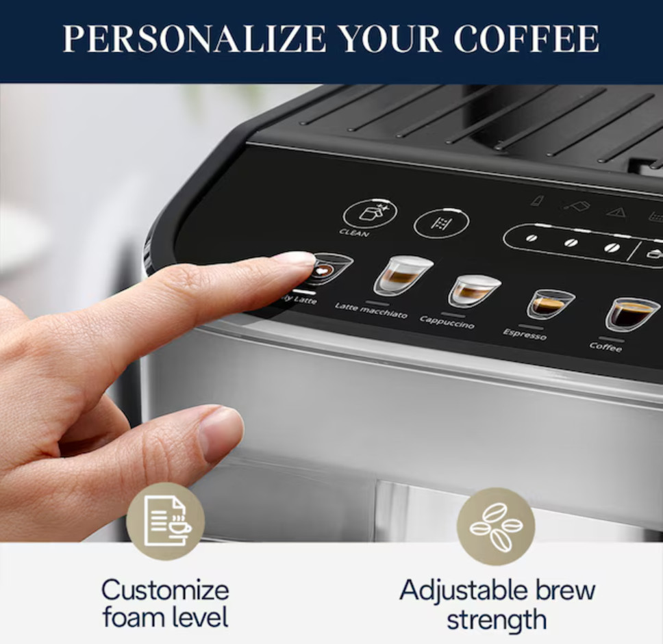 DeLonghi Magnifica Evo 7 One Touch Coffee Drinks Machine