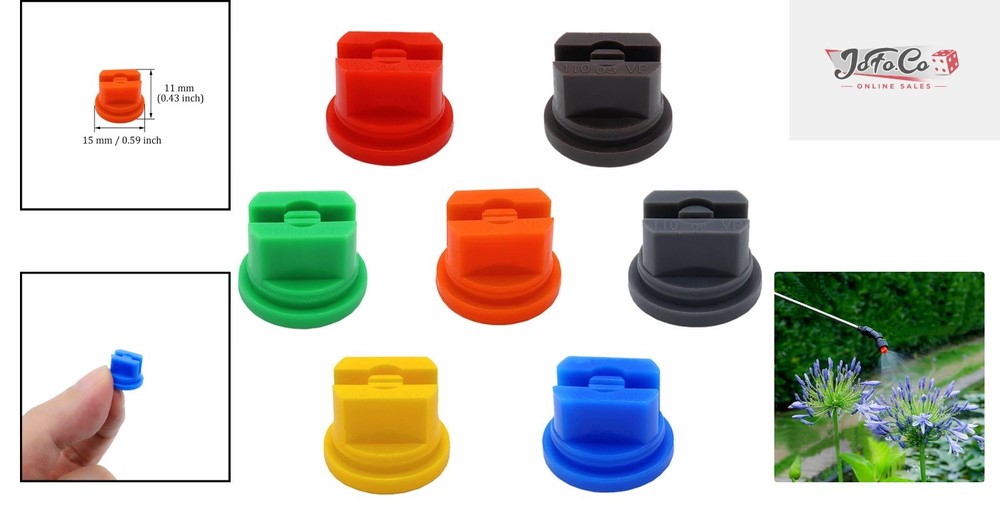 Precision 7Pcs Garden Spray Nozzle Set - Lightweight, Compatible & Efficient