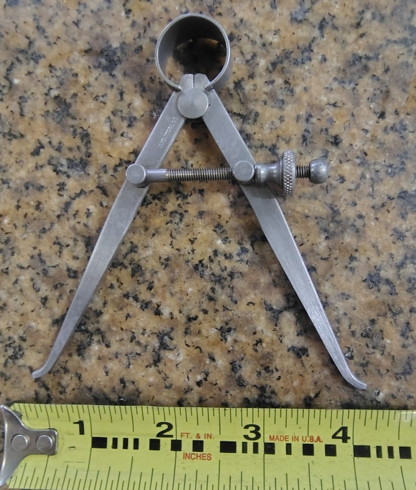 🗽 VINTAGE UNION TOOL 4" ID CALIPER