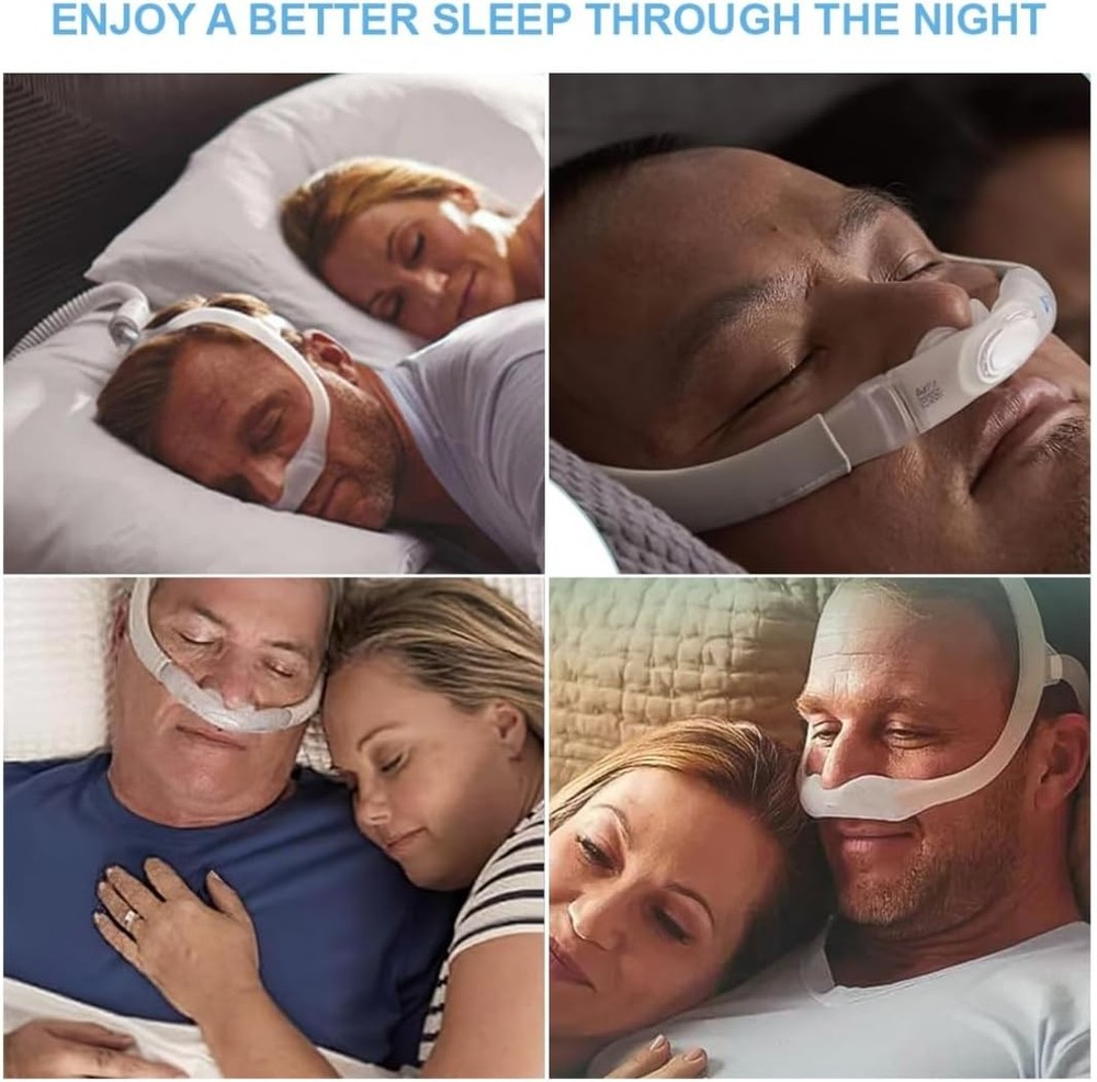 CPAP Headgear Replacement with Arms 2 Pack Adjustable Soft Sleep Support Strap