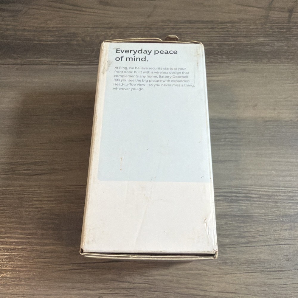 Ring Battery Video Doorbell Video Security Camera