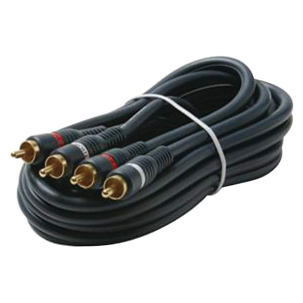 Audio Cable 6FT RCA-M RCA-M Shielded Blue