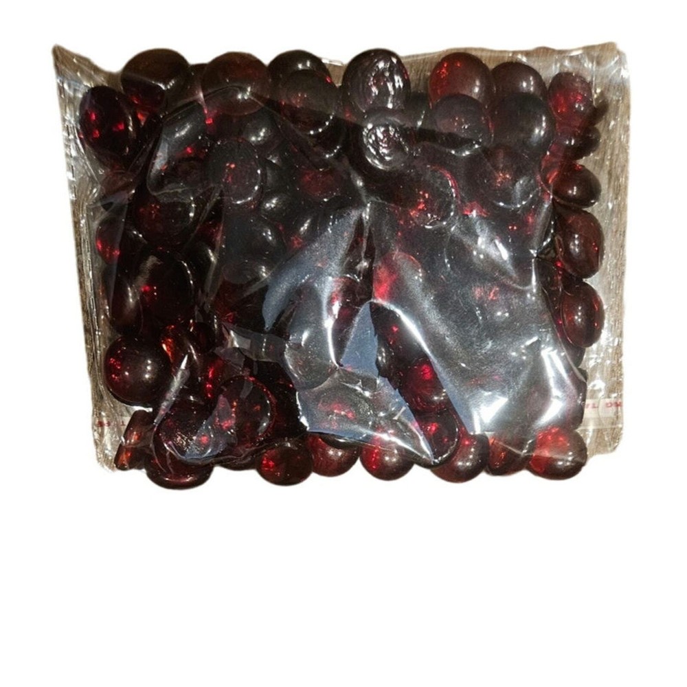 Red Glass Decorative Handmade Beads