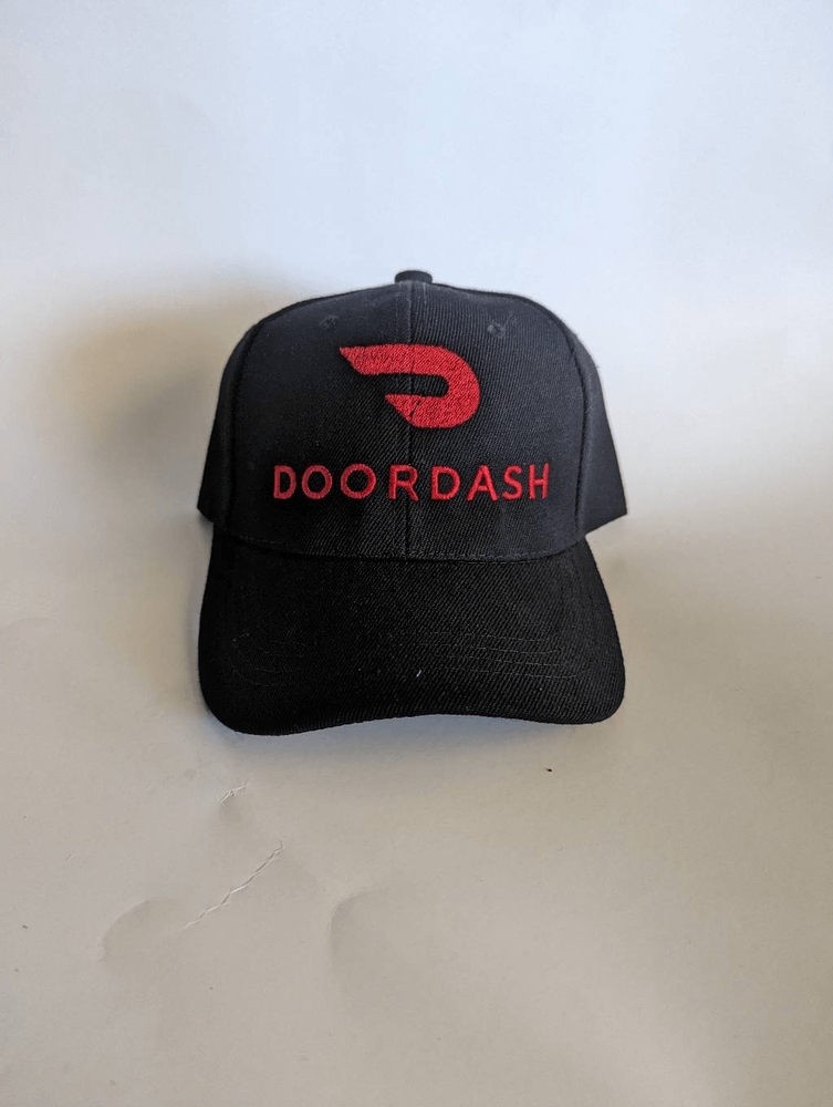 Doordash Hat Baseball Cap Hat Delivery Driver Adjustable Back Strap Dad Mom Hat