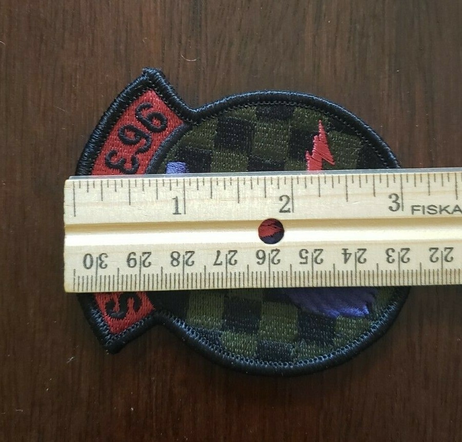 Vintage 963d AACS sew-on subdued BDU patch AWACS USAF E-3 Sentry