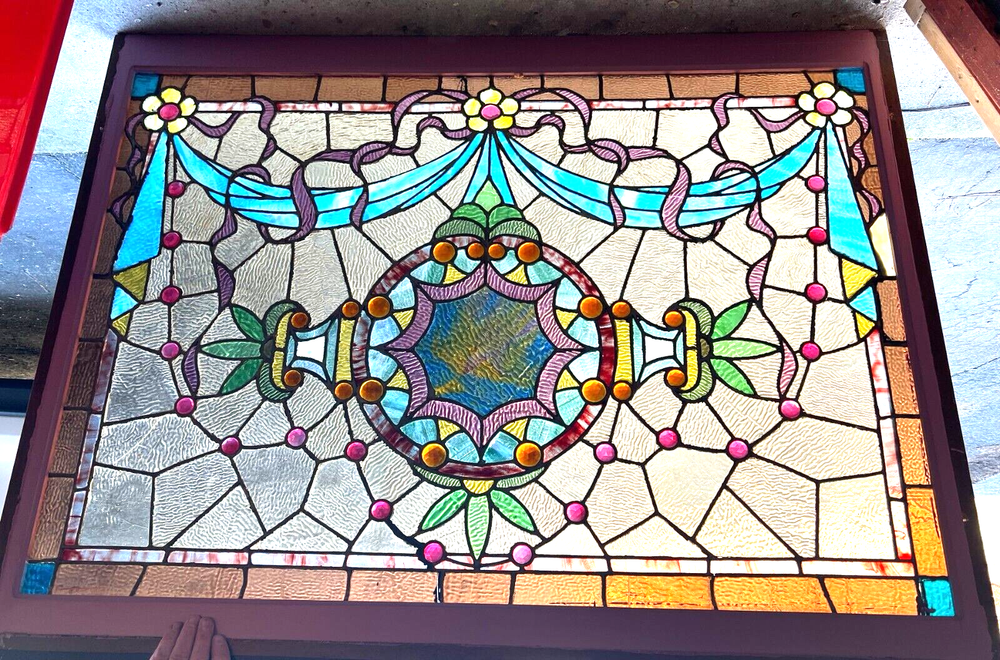 Great jeweled Victorian window