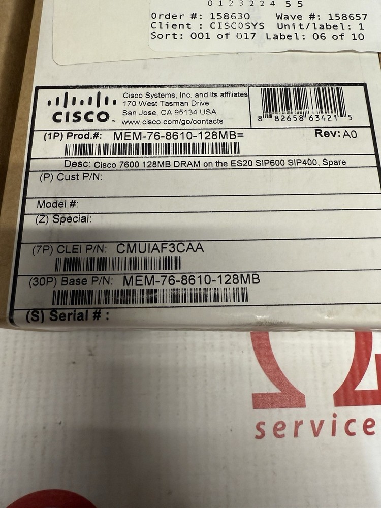 cisco MEM-76-8610-128MB