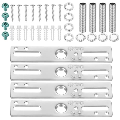 4 Inch Ceiling Light Fixture Mounting Bracket Kit, 4 PCS Light Crossbar
