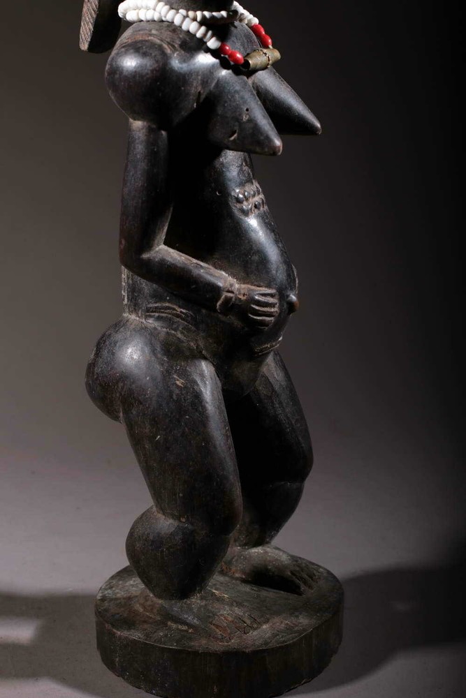 Art African Statue Baoulé 1505