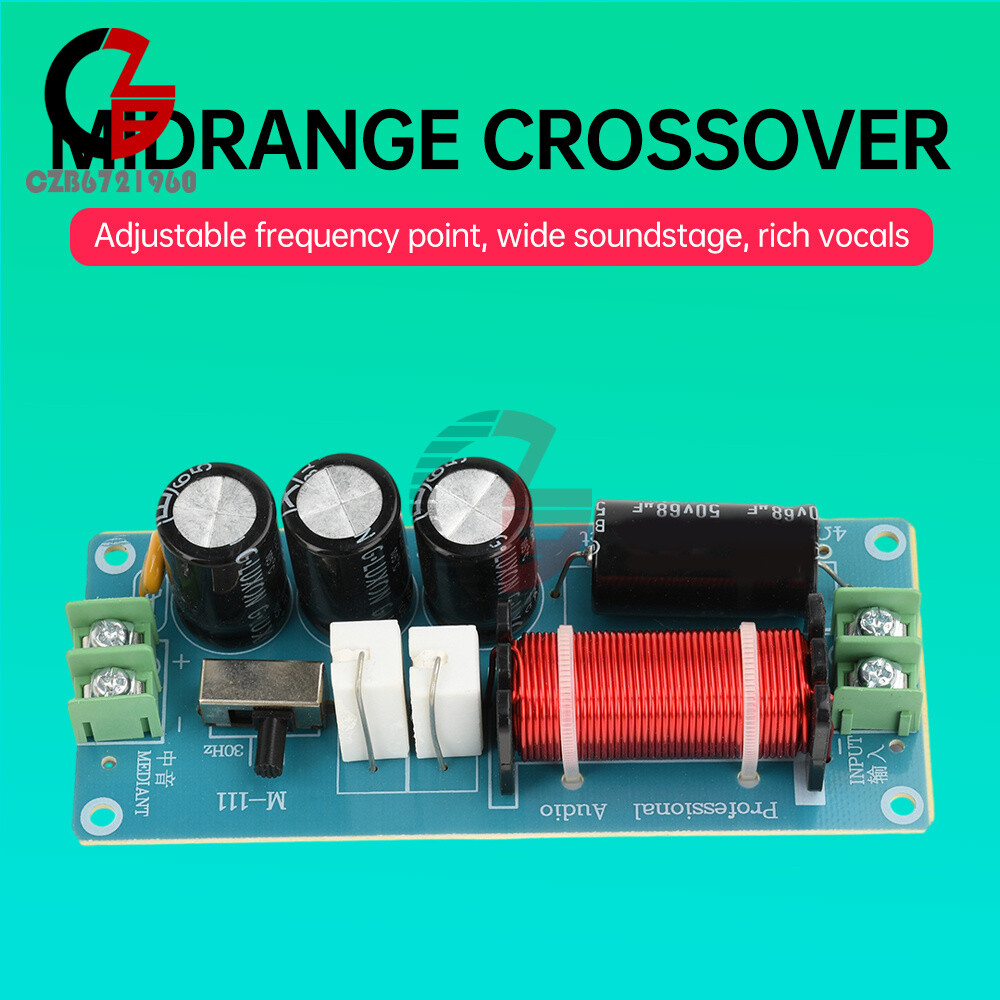 150W Midrange Speaker Frequency Divider Audio Crossover For HiFi Amplifier DIY