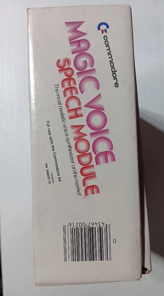Commodore 64 Magic Voice Speech Module New/ Open Box As Is Untested