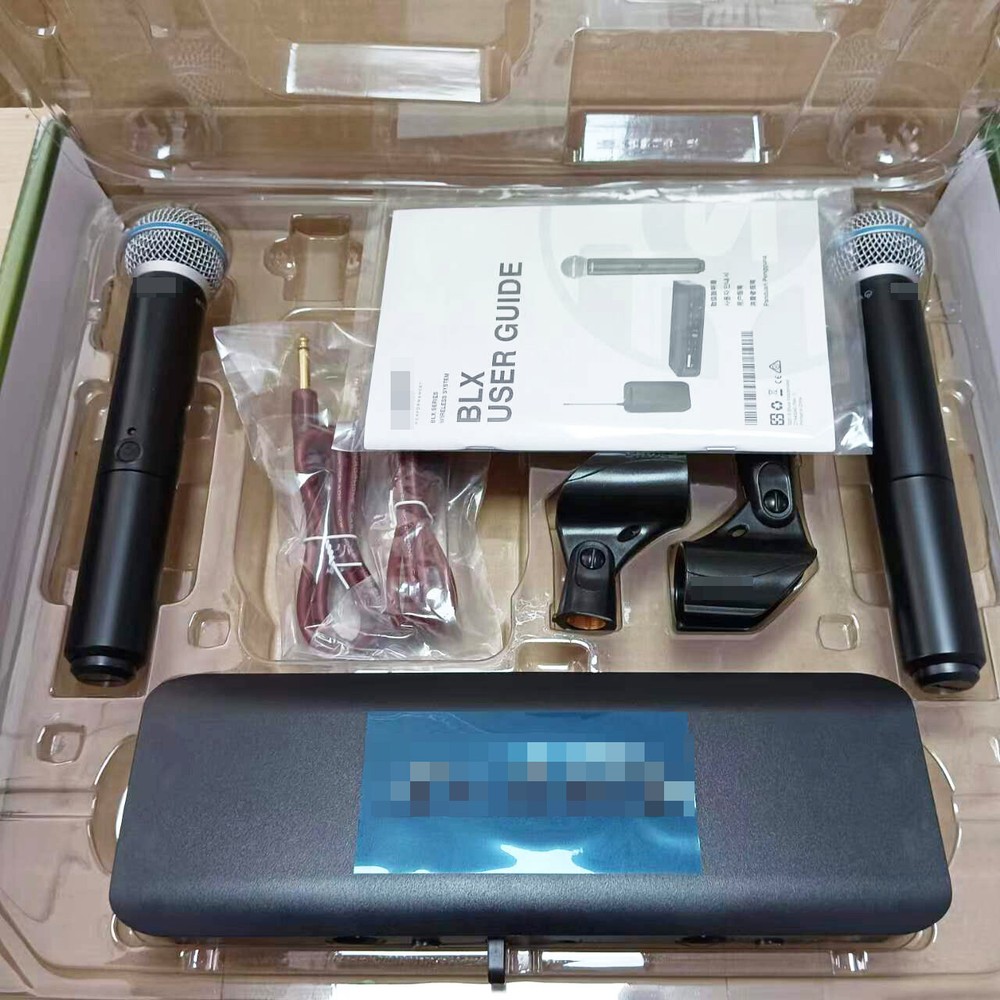 New BLX288/BETA58A Handheld Wireless Microphone System Come with 2 Microphone US