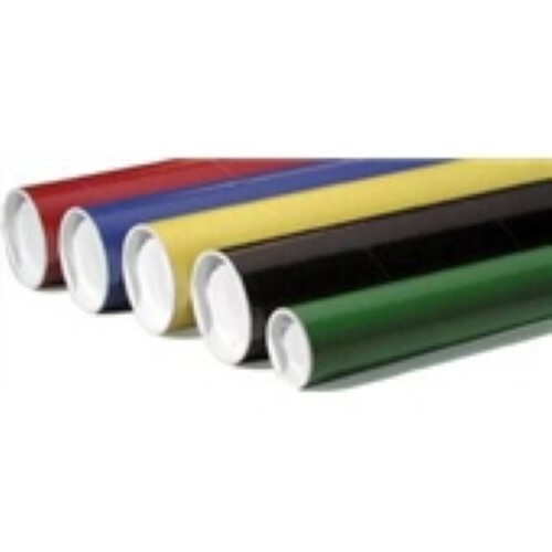 100 - 2x6" Red Tube with Plastic End Caps