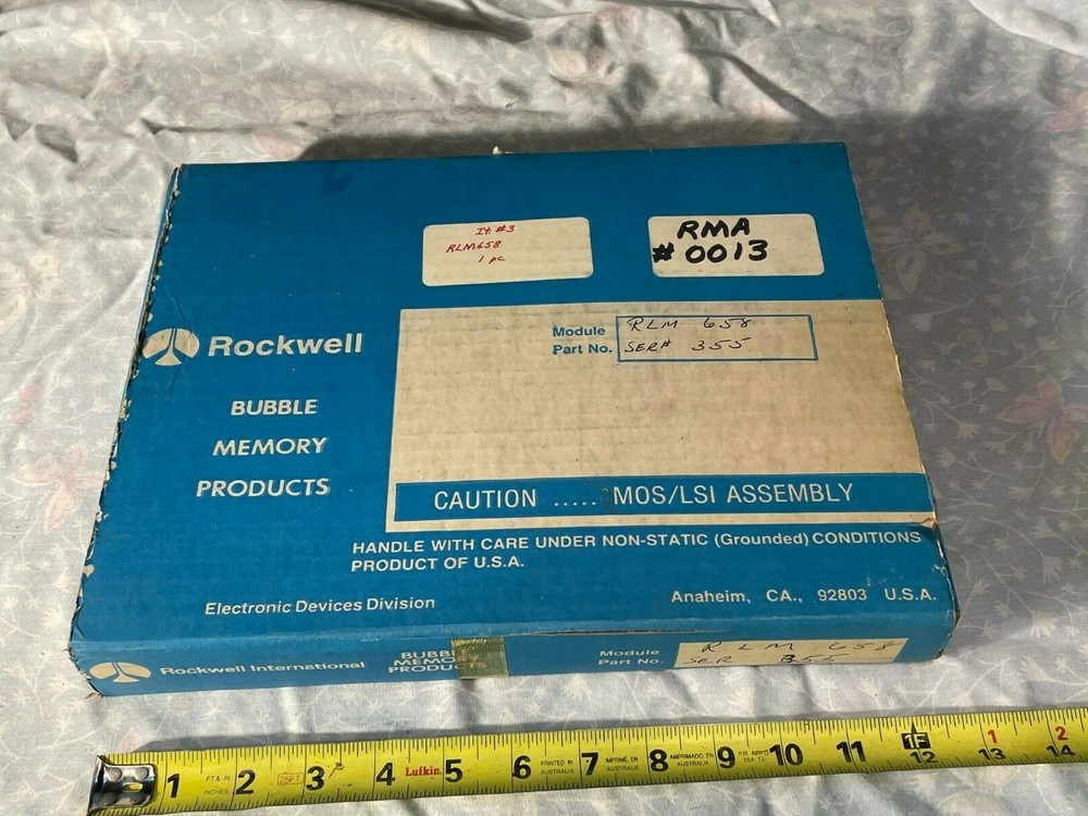 Rockwell RLM658 Linear Bubble Memory Module In Box AIM 65