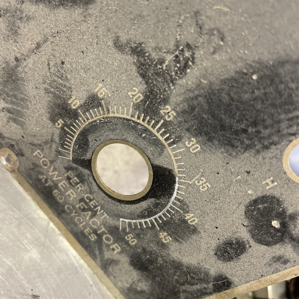 Solar Capacitor Analyzer Parts Model CE Power Factor Potentiometer