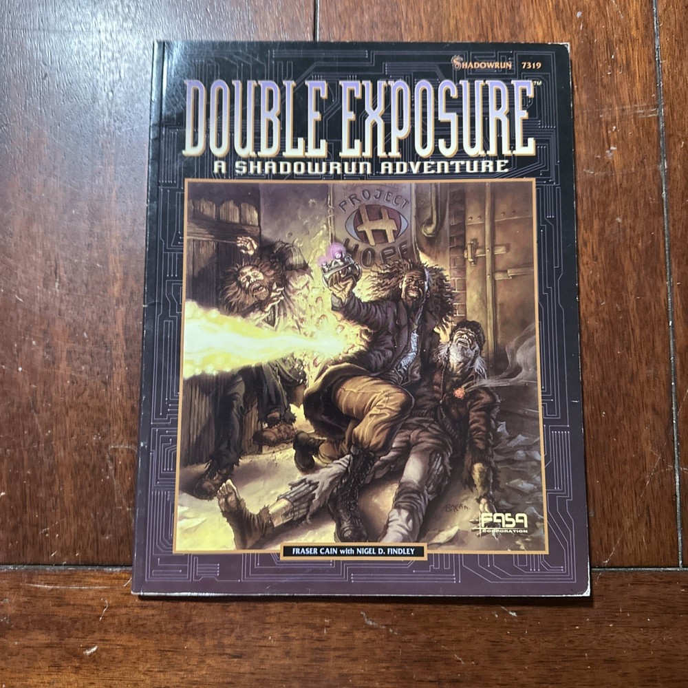 Shadowrun RPG Double Exposure FASA
