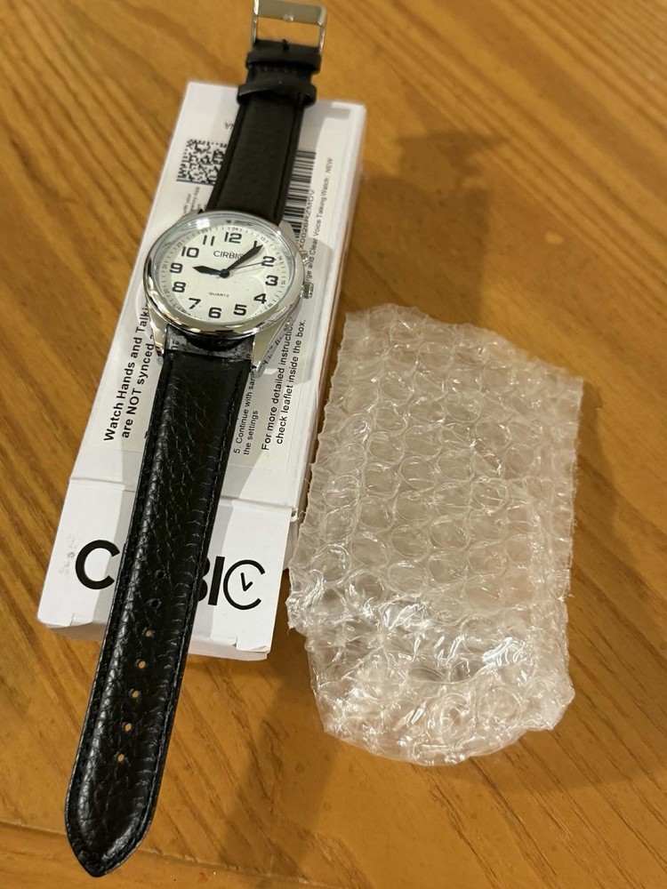 Cirbic Large and Clear Voice Talking Watch for Blind, Visually impaired/Elderly
