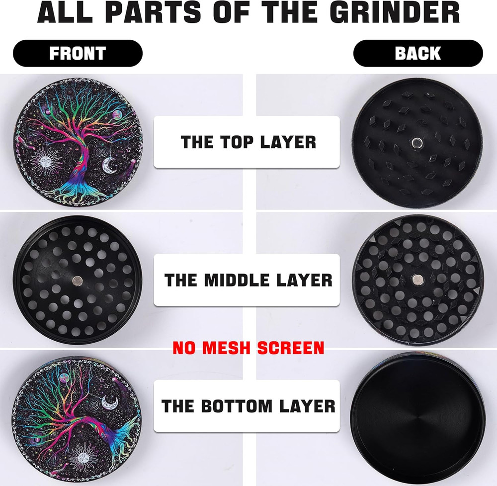 Grinder Magnetic Manual Grinder (Black)