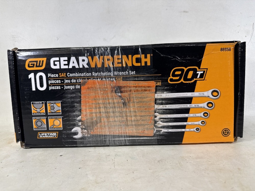 GearWrench Combination Ratcheting Wrench Set