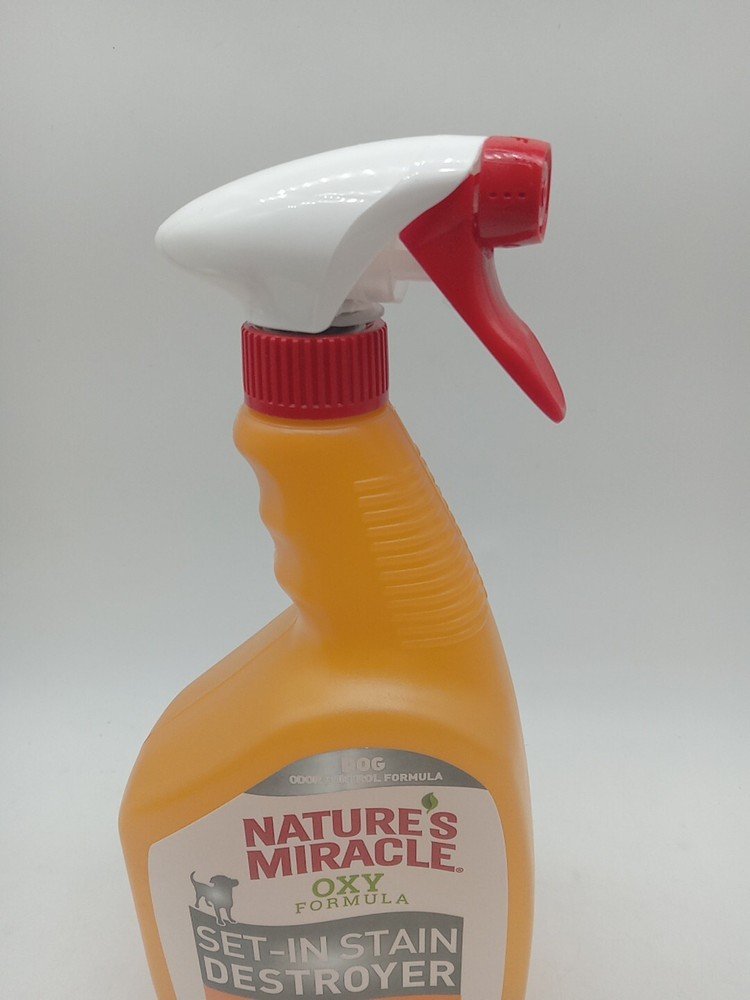NATURE'S MIRACLE 32oz OXY SET IN STAIN REMOVER. 131