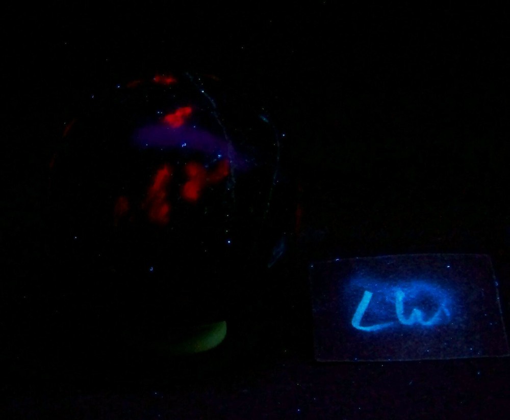 Fluorescent Ruby in Zoisite 50mm Sphere for Home Decor or Gift Idea 4938