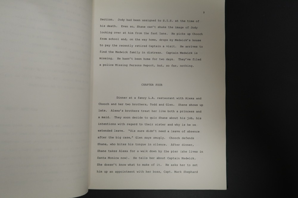 Stephen J. Cannell The Viking Funeral Original Book Script Studios Collection