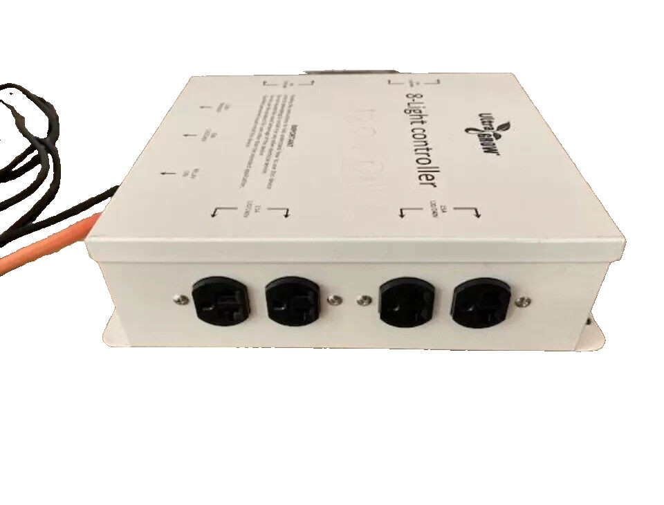 White Ultra Grow 8 Universal Outlets Eclectic Light Controller Local Pickup