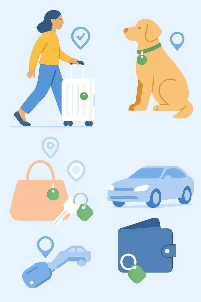 Android Compatible Air Tracker Tag - Tracker Tags for Android Phones, Support...