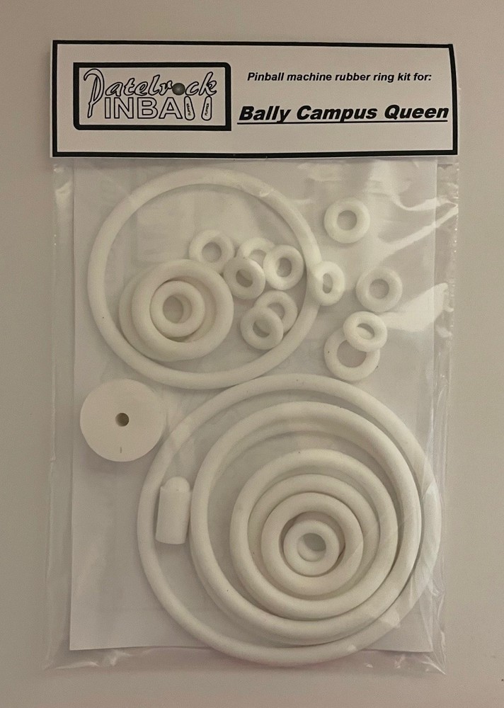 1966 Bally Campus Queen Pinball Machine Rubber Ring Kit
