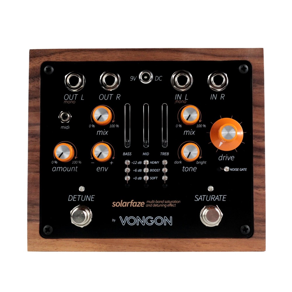 Vongon Solarfaze Multi-Band Saturation & Detuning Effect - Black & Walnut