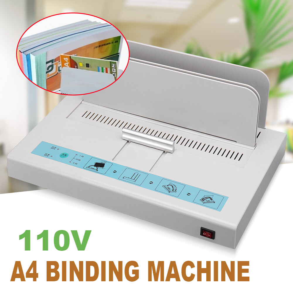 A4 Perfect Binding Machine Universal Electric Book Automatic Binder 110V