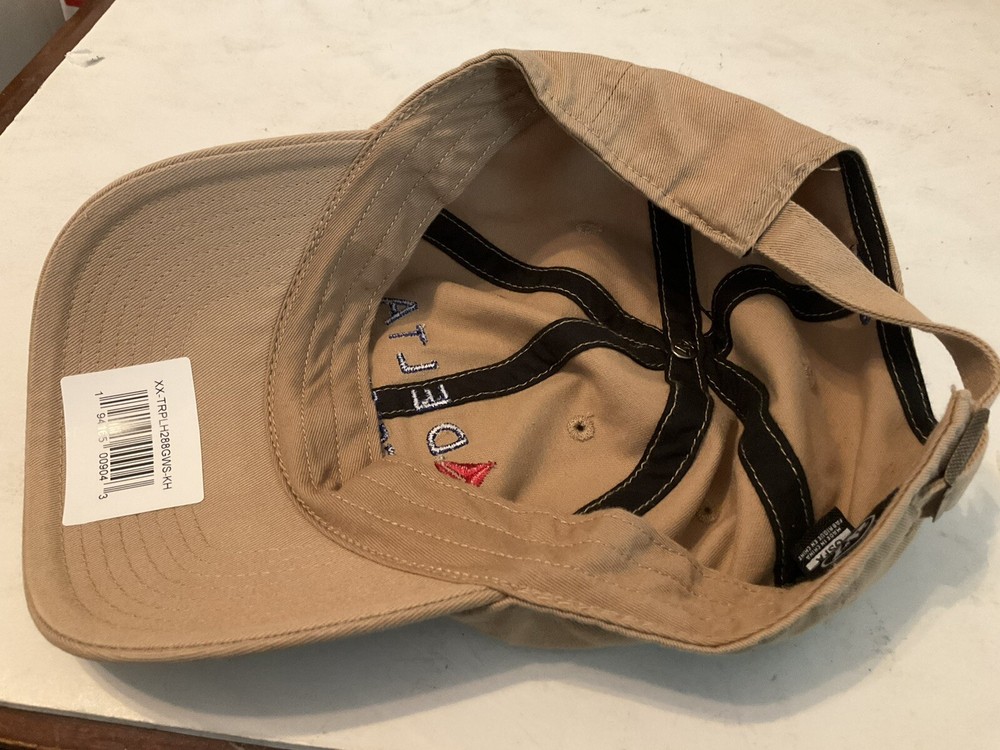Delta Golf Open Cap Hat 47' Tan New Missing Tag Safran Tan