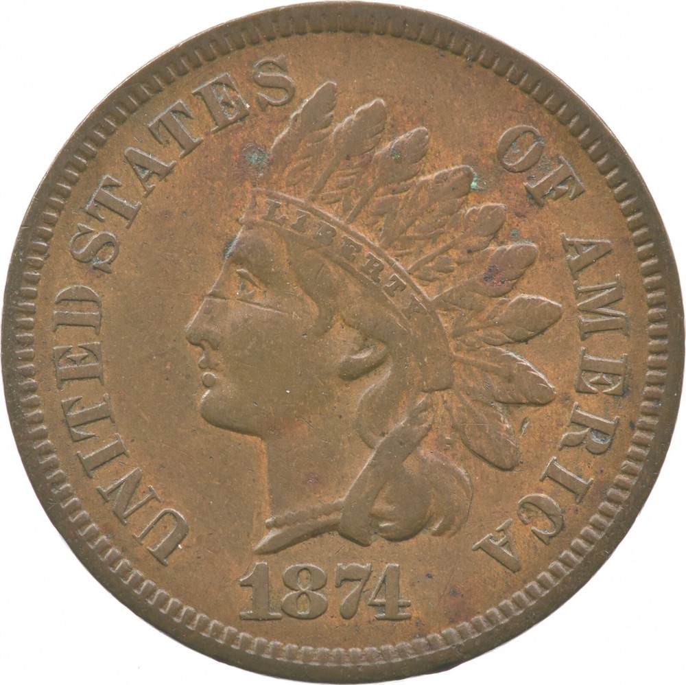 1874 Indian Head Cent *6905