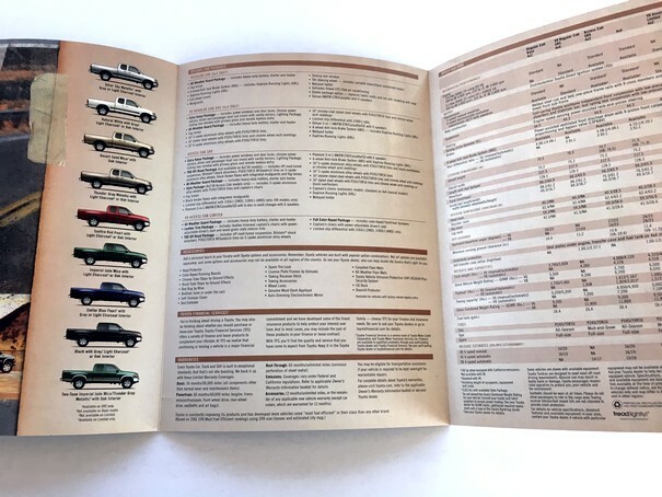2002 Toyota Tundra Truck Original Sales Brochure Catalog - Pickup