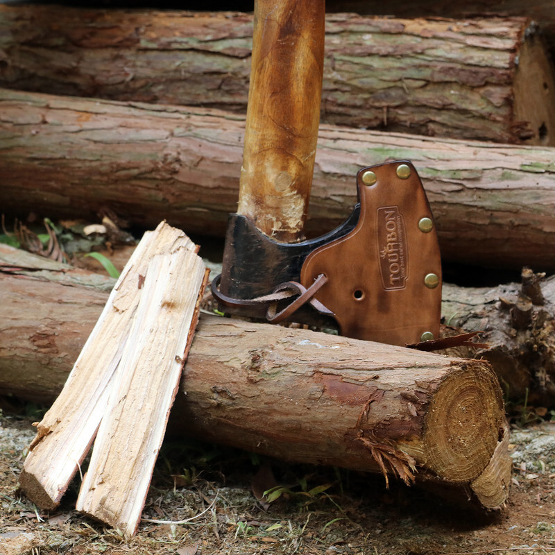 TOURBON Leather Axe Holder Hatchet Blade Protection Cover Sheath-Special Offer