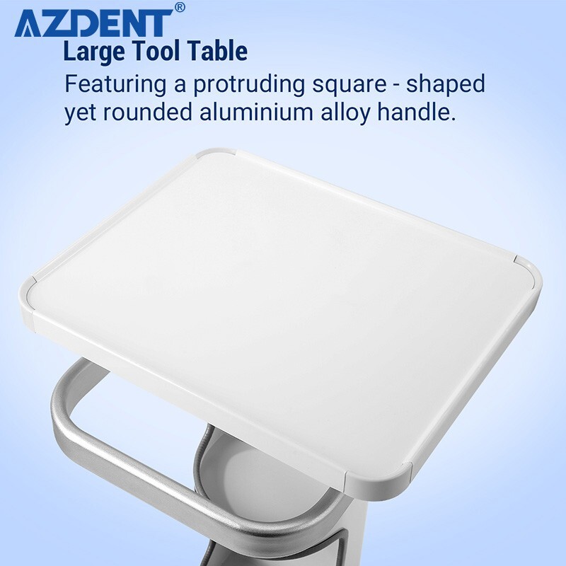 Dental Trolley Intraoral Scanner Cart Mobile Rolling Serving Cart 3 Layer Single