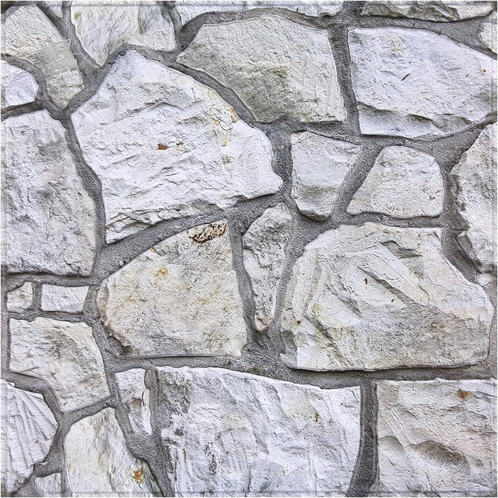 3D wall panels, stickers, stone effect, 10 pieces, stickers, effect